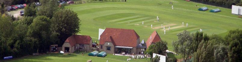 Cricket field near the South Downs