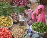 Woman trader in Pushkar